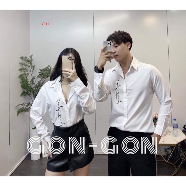 Áo sơ mi hai chữ kí CH05