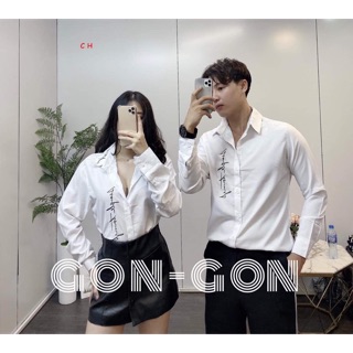 Áo sơ mi hai chữ kí ch05