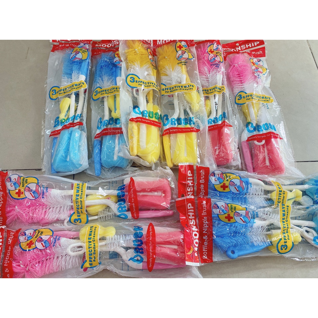 Cọ rửa bình sữa cho bé Moonship