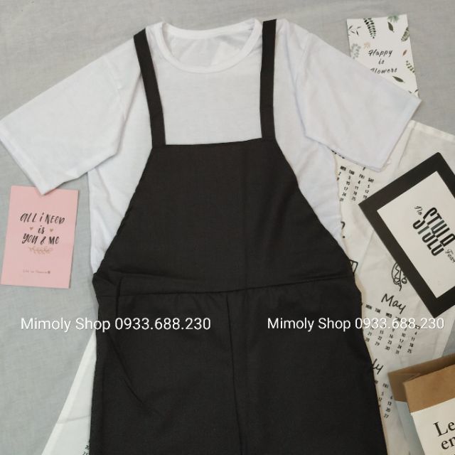 Set Quần Yếm KaKi Kèm Áo ( Ảnh Thật ) | BigBuy360 - bigbuy360.vn