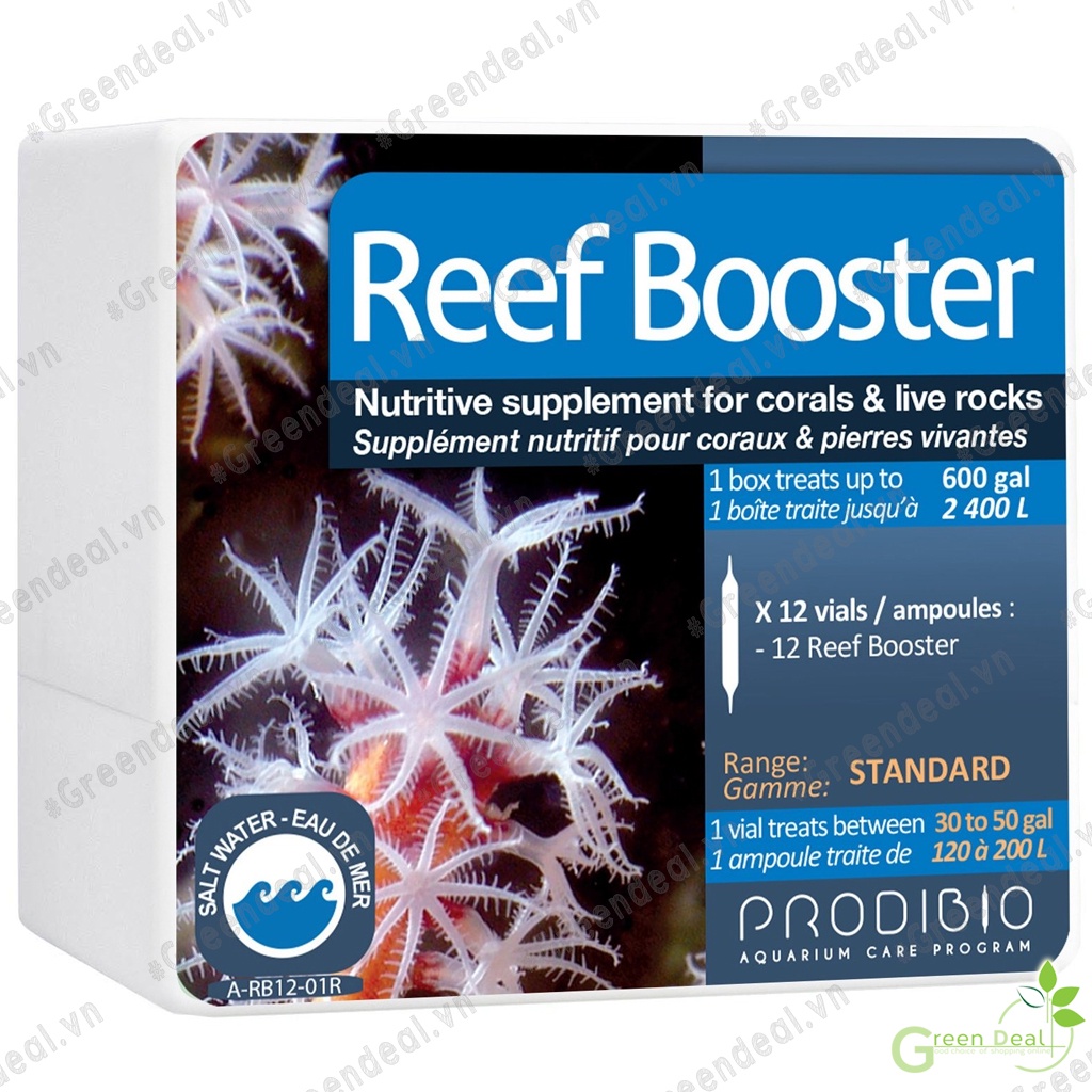 PRODIBIO - Reef Booster (Lẻ 1 ống) | Bổ sung dinh dưỡng toàn diện cho hồ san hô cá biển