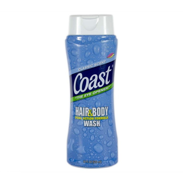 Dầu gội - sữa tắm Coast 2in1 532 ml