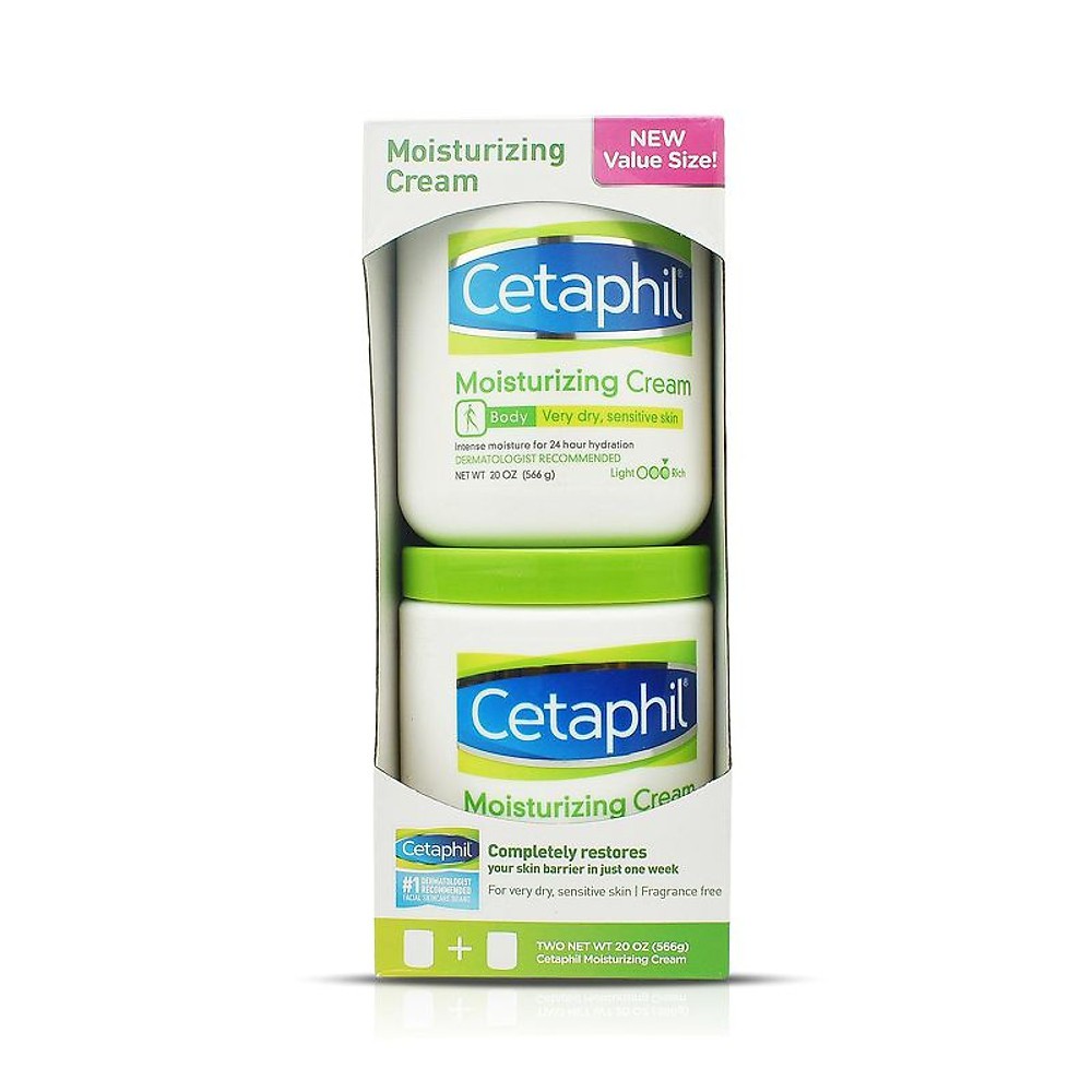 Kem dưỡng ẩm toàn thân Cetaphil Moisturizing Cream 566g dành cho da khô sần, da nhạy cảm