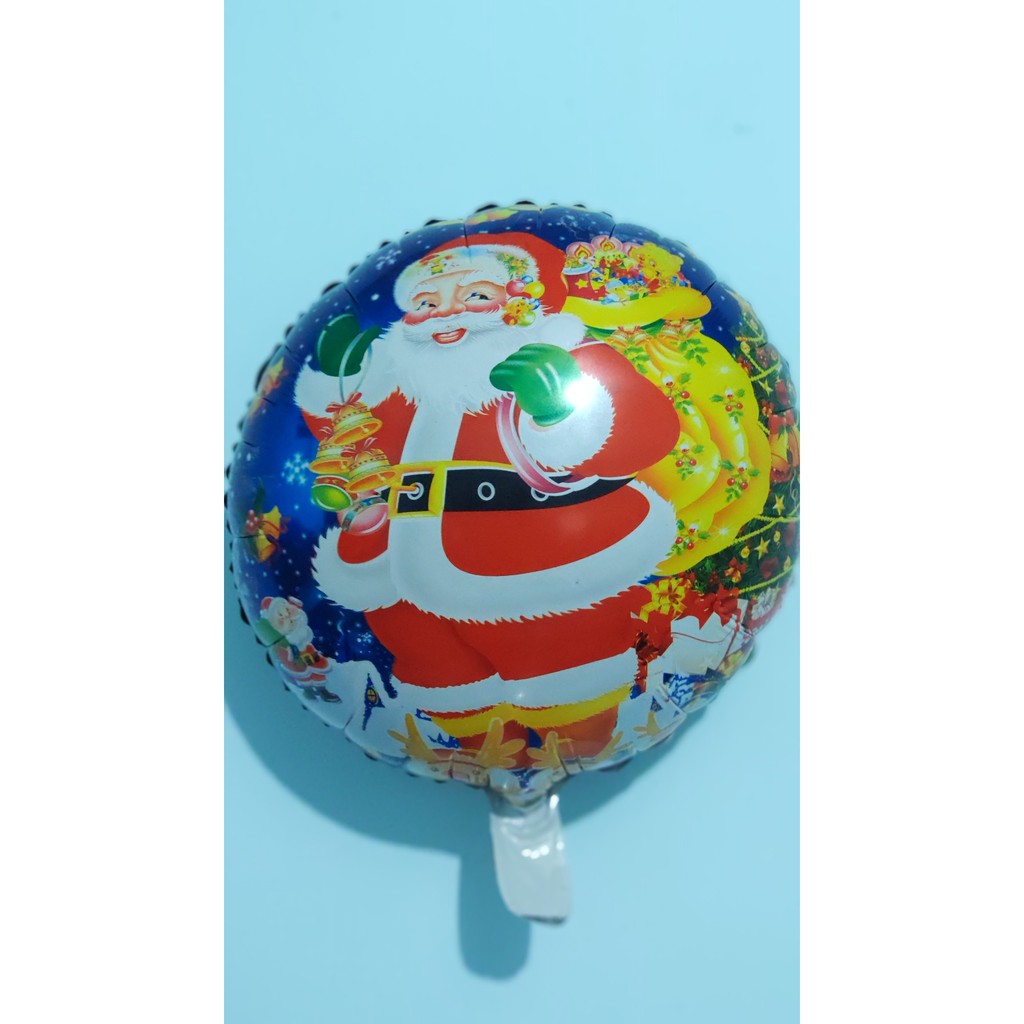 [Siêu rẻ ] Bóng noel tráng nhôm cỡ đại 45cm an toàn cho bé