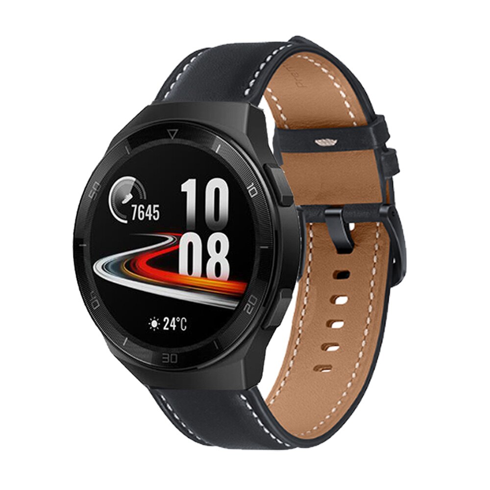 Dây Đeo Tay Bằng Da 22mm Cho Đồng Hồ Huawei Watch GT2e GT 2 Pro 2E