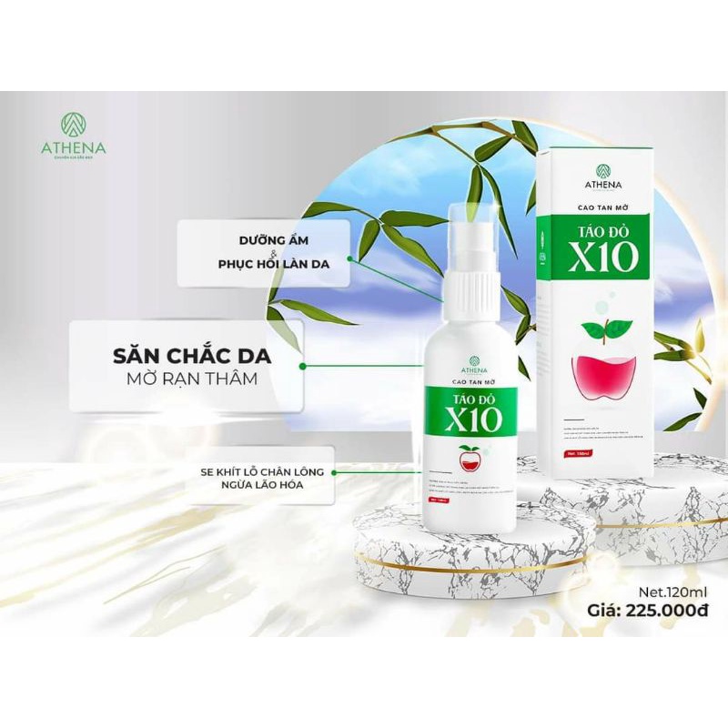 Cao tan mỡ táo đỏ Athena (HÀNG CHUẨN) Bán Lỗ xin ĐÁNH GIÁ
