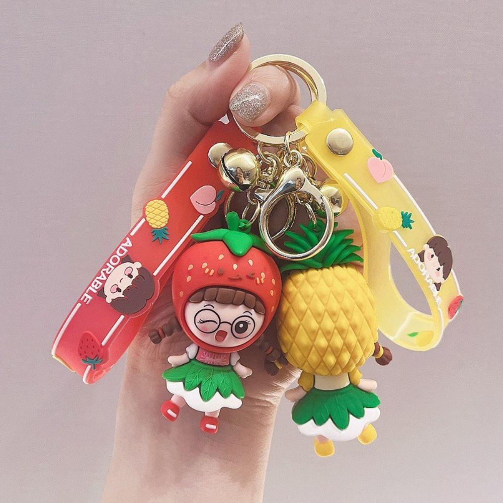 Móc Chìa Khóa Hình Trái Cây Xinh Xắn Dễ Thương