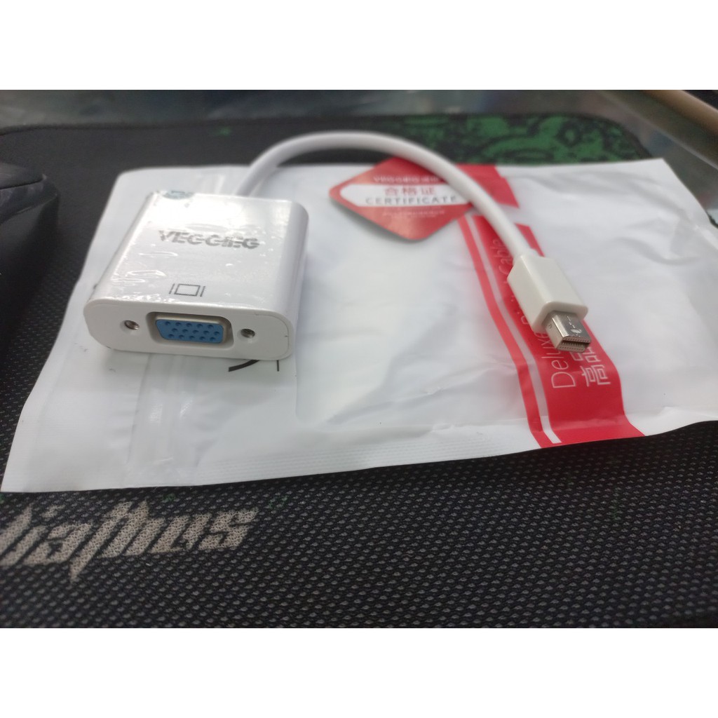 Cáp Chuyển Mini Displayport Sang Vga VEGGIEG - Thunderbolt To VGA  cho Macbook | BigBuy360 - bigbuy360.vn