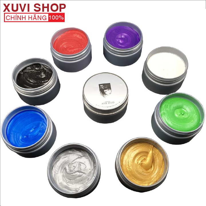 Sáp Vuốt Nhuộm Tóc Màu Xám Khói Tạo Kiểu ASH MUD Nhật Bản 120g Chính Hãng Đổi Màu Tạm Thời - XUVI SHOP | BigBuy360 - bigbuy360.vn
