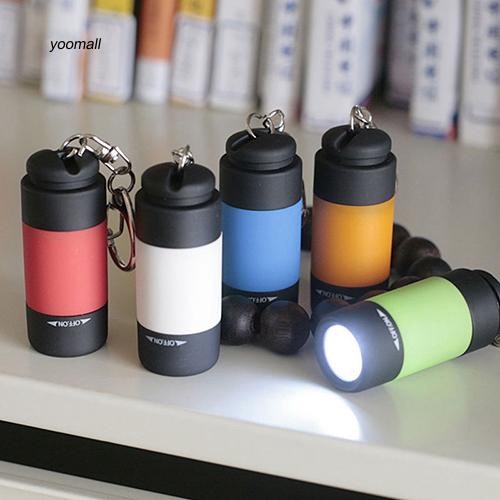 Đèn pin mini bỏ túi siêu sáng sử dụng điện sạc kết nối cổng USB