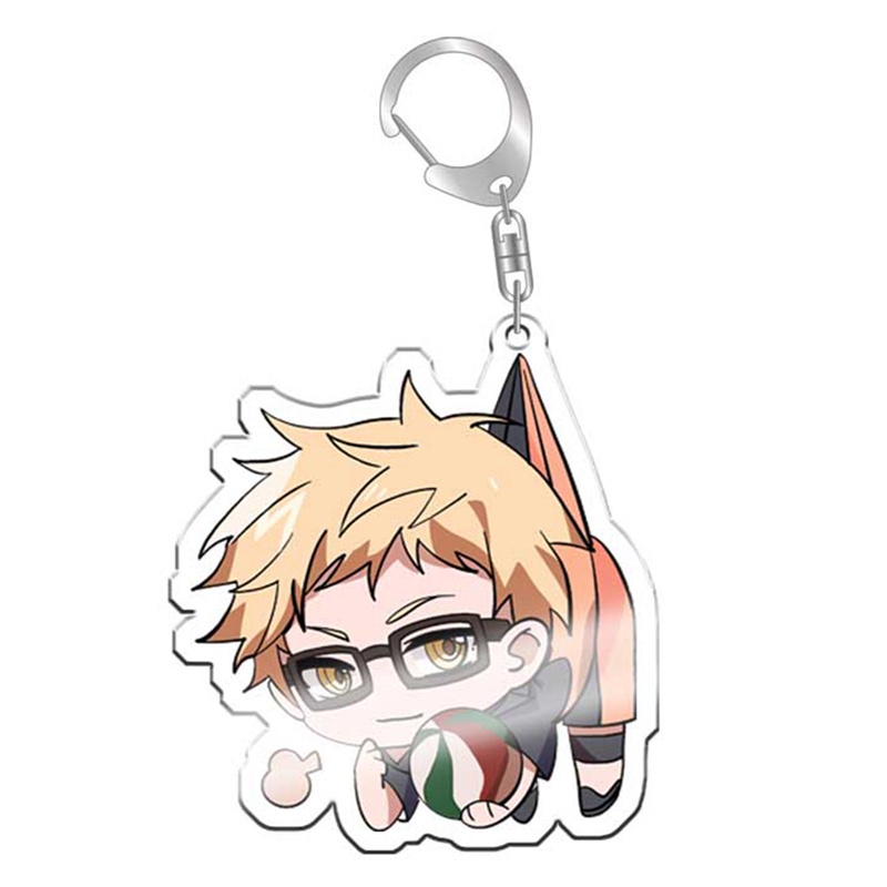 Tmdbyx Móc khóa hình nhân vật hoạt hình Haikyuu dễ thương