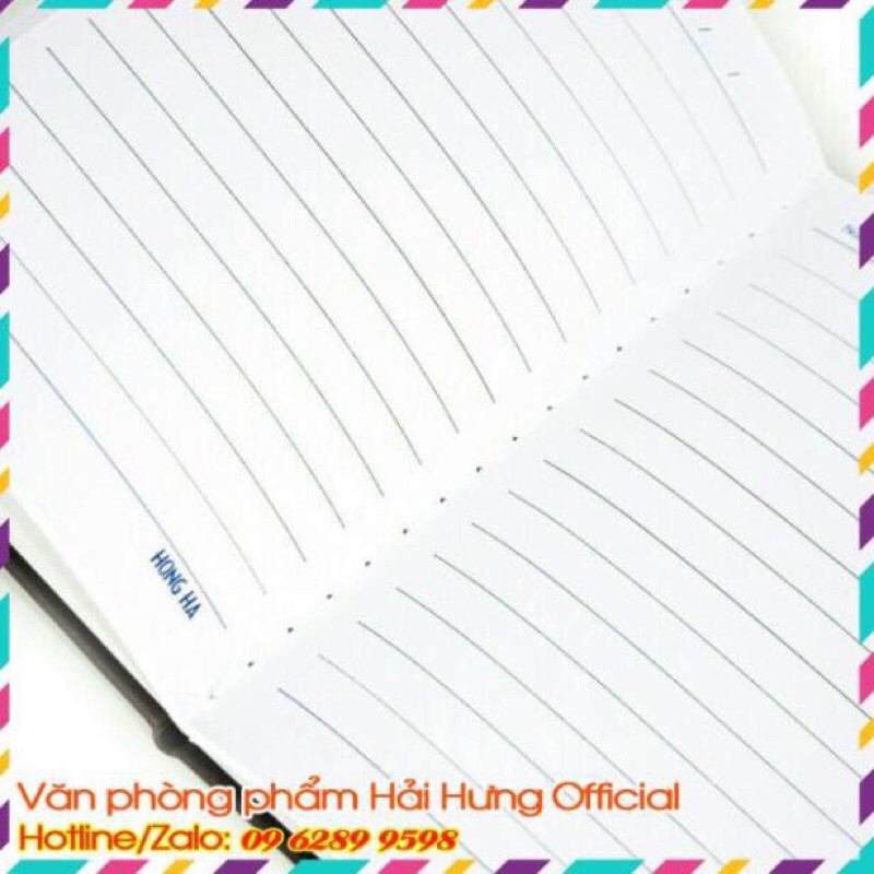 Sổ da cao cấp hồng hà 4567