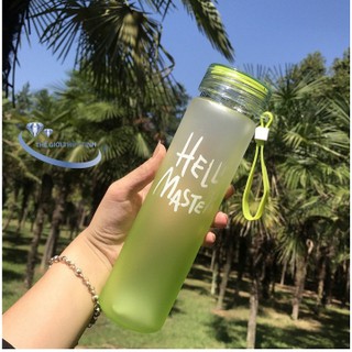 [ SHOP UY TÍN ] [ RẺ VÔ ĐỊCH ] Bình Thủy Tinh Dây Xách Hello Master 450ml (không lợi nhuận ) { FREE SHIP }