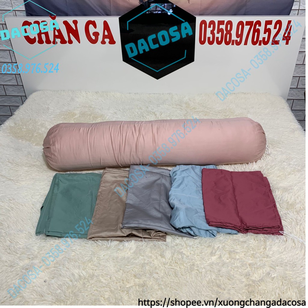 Gối Ôm Dài 💞FREESHIP💞 35x100cm Chất Liệu Lụa Cao Cấp