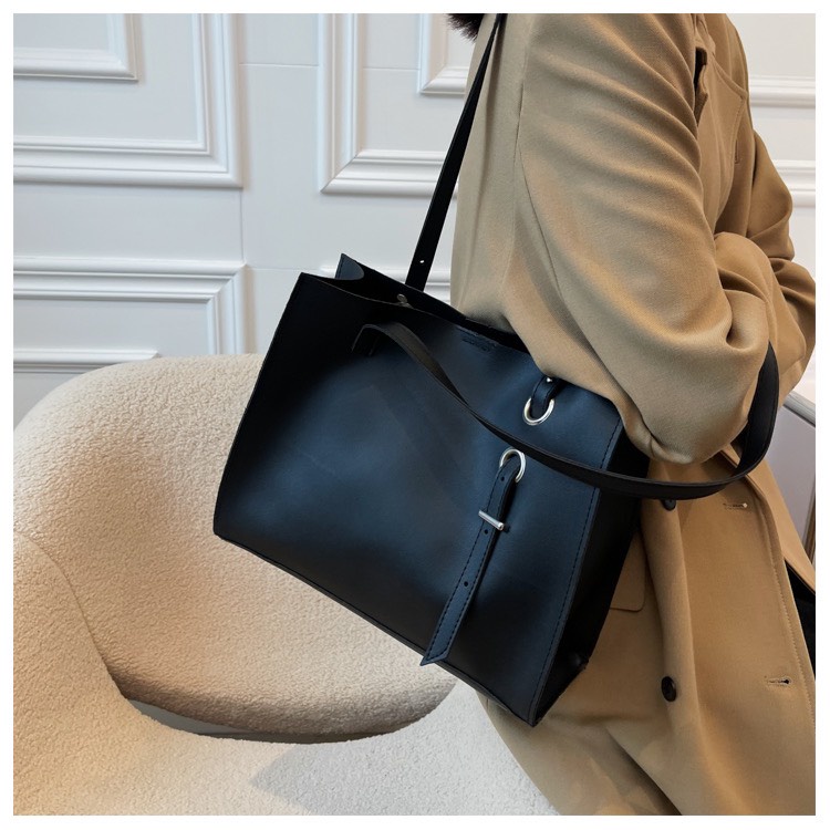 Túi xách tote da nữ giá rẻ size to đựng vừa A4 đeo vai đẹp đi chơi đi làm thời trang hàn quốc DC523