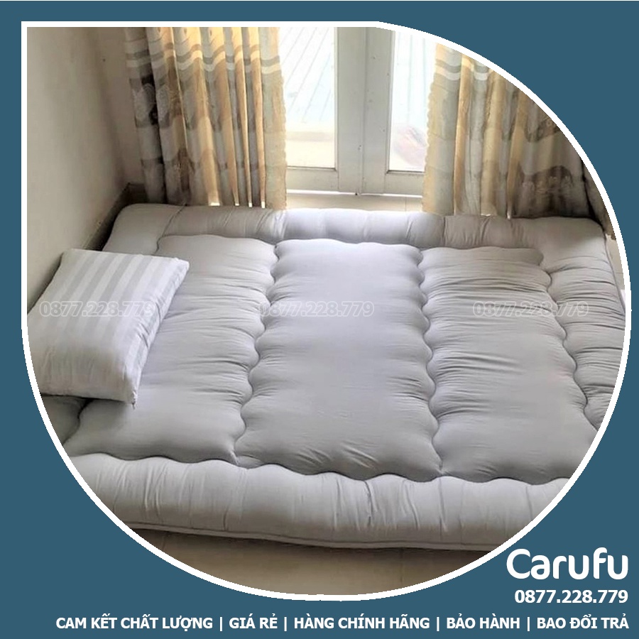 Nệm gấp 2mx2m Chính hãng NCOOL JP Dày 10cm Xanh và 7cm Xám