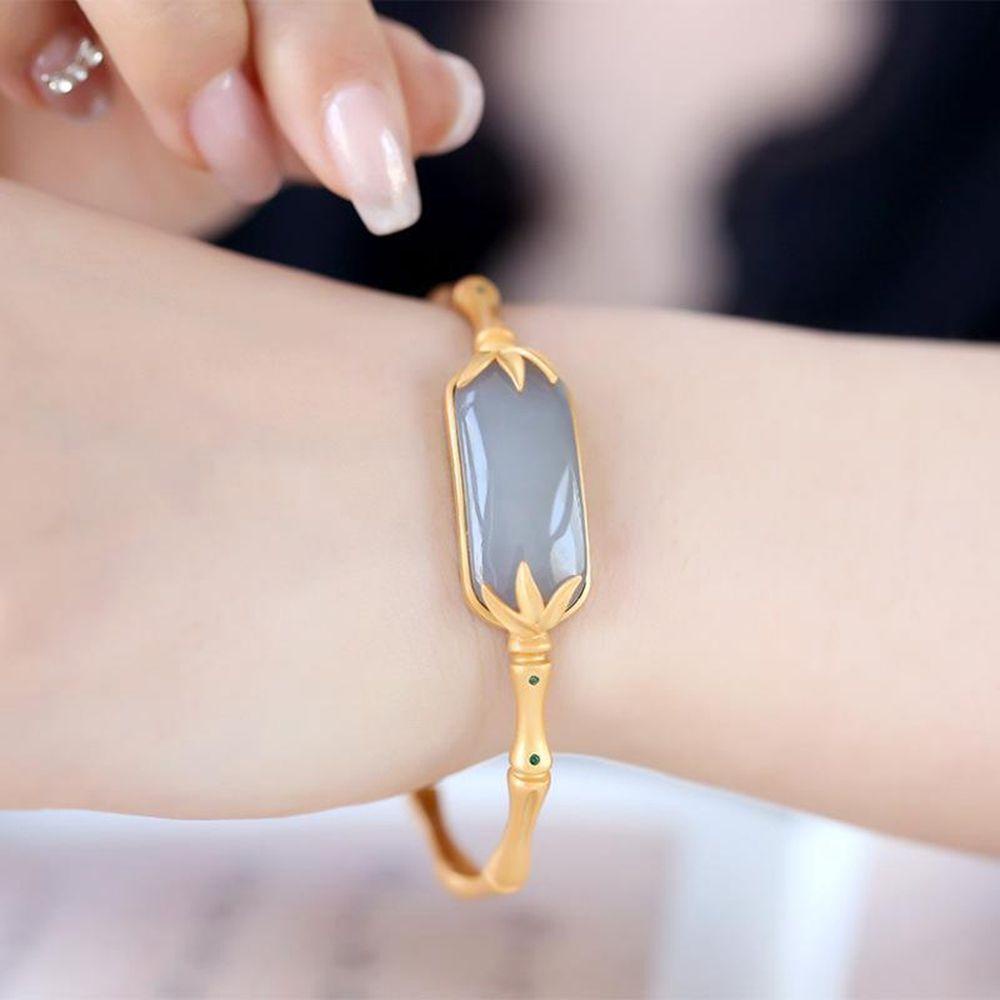 Vòng Tay Daanes Thanh Lịch|Vòng Tay Hở Phong Cách Trung Hoa