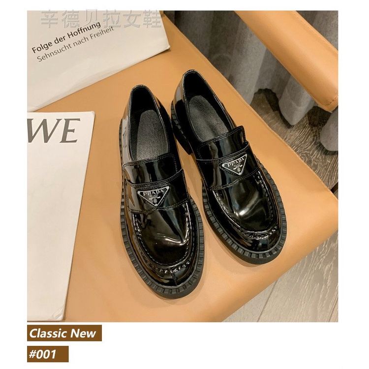 Giày Da Mềm Đế Vừa Mũi Tròn Phong Cách Anh Quốc Thời Trang Mùa Thu Cho Nữ