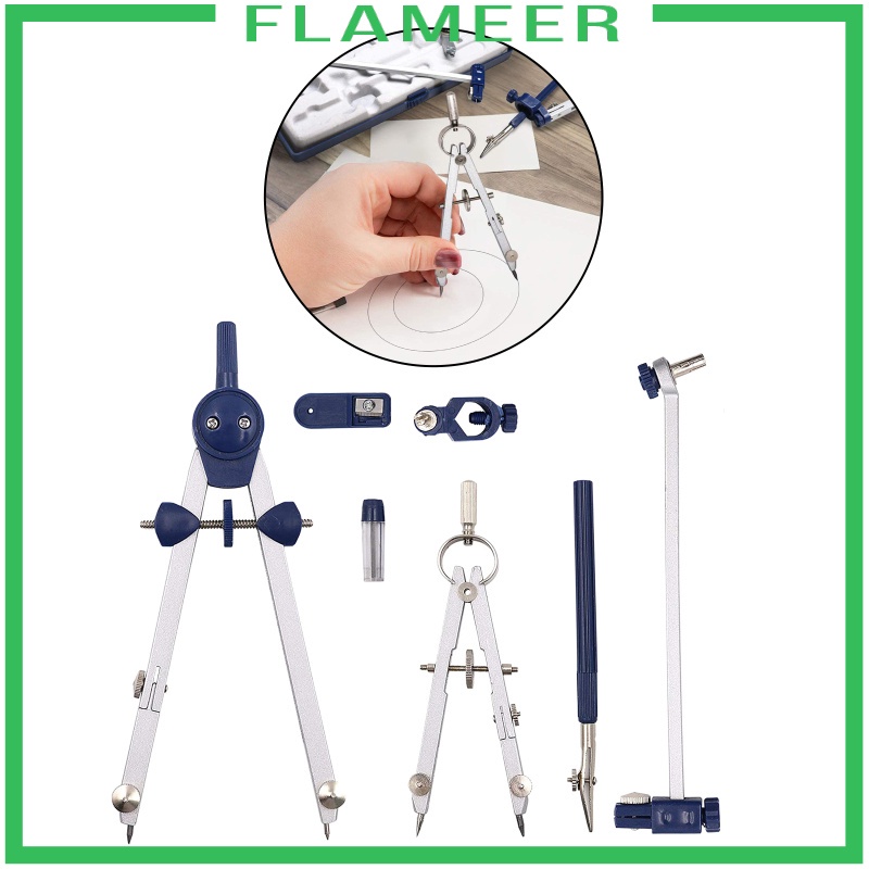 Bộ 7 La Bàn Vẽ Hình Tròn Chuyên Nghiệp