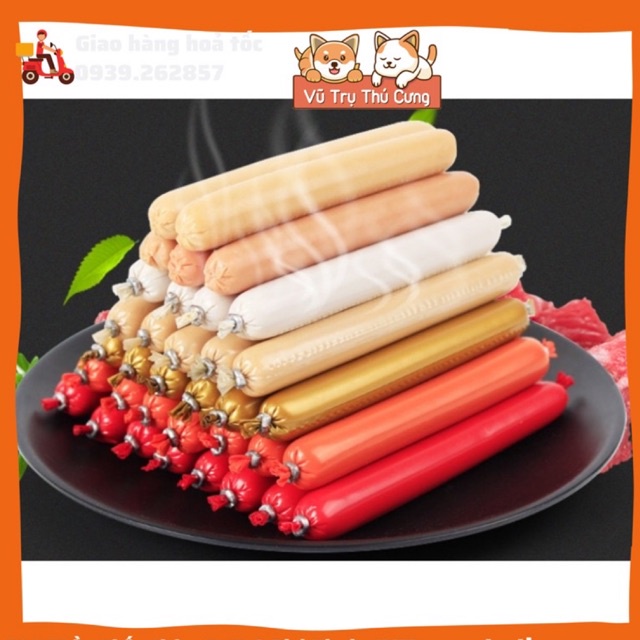 [Mã PET50K giảm Giảm 10% - Tối đa 50K đơn từ 250K] Xúc xích cho thú cưng Taotaopet, bịch 30 cây