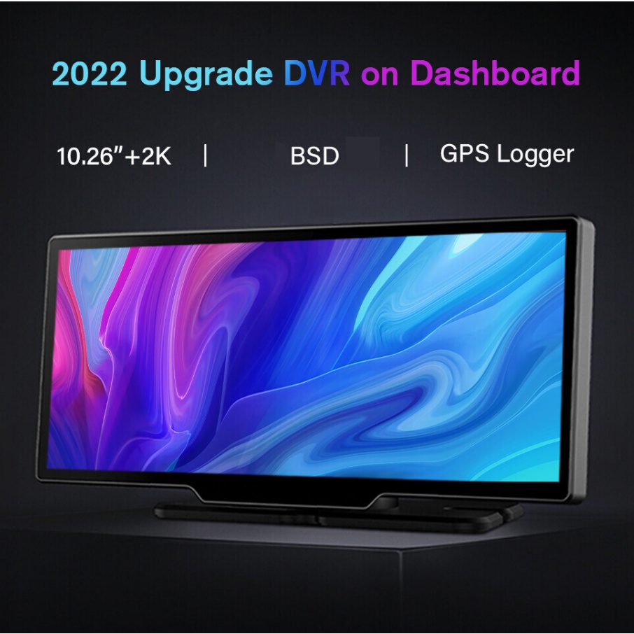 Ekleva camera Chiếu Hậu 10.26 inch 4k Cho Xe Hơi dvr 2160p carplay