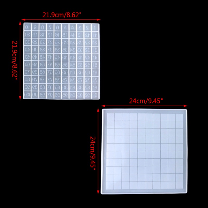 Sa Khuôn Đồ Chơi Xếp Hình Số 1-100 Bằng Silicon Cho Bé