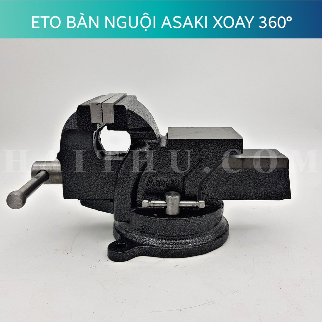ETO Bàn Nguội Xoay ASAKI 8" x 200MM 21,8KG AK-0670 Bảo Hành 6 Tháng