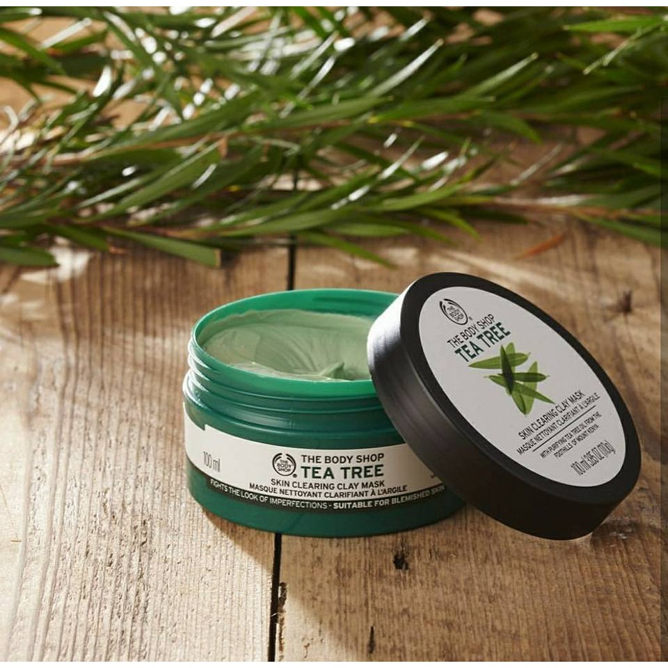 MẶT NẠ THE BODYSHOP TEA TREE SKIN CLEARING CLAY MASK 100ML CHÍNH HÃNG