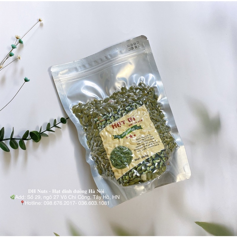500g Nhân bí xanh Ấn Độ_sống