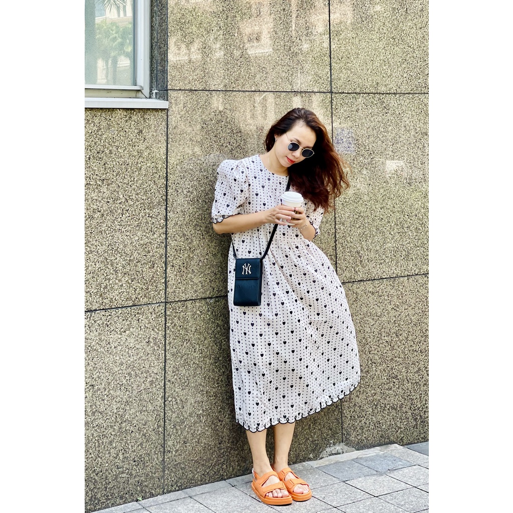 (HÀNG SẴN) Váy babydoll dáng dài, đầm đi biển đi chơi chất lụa freesize