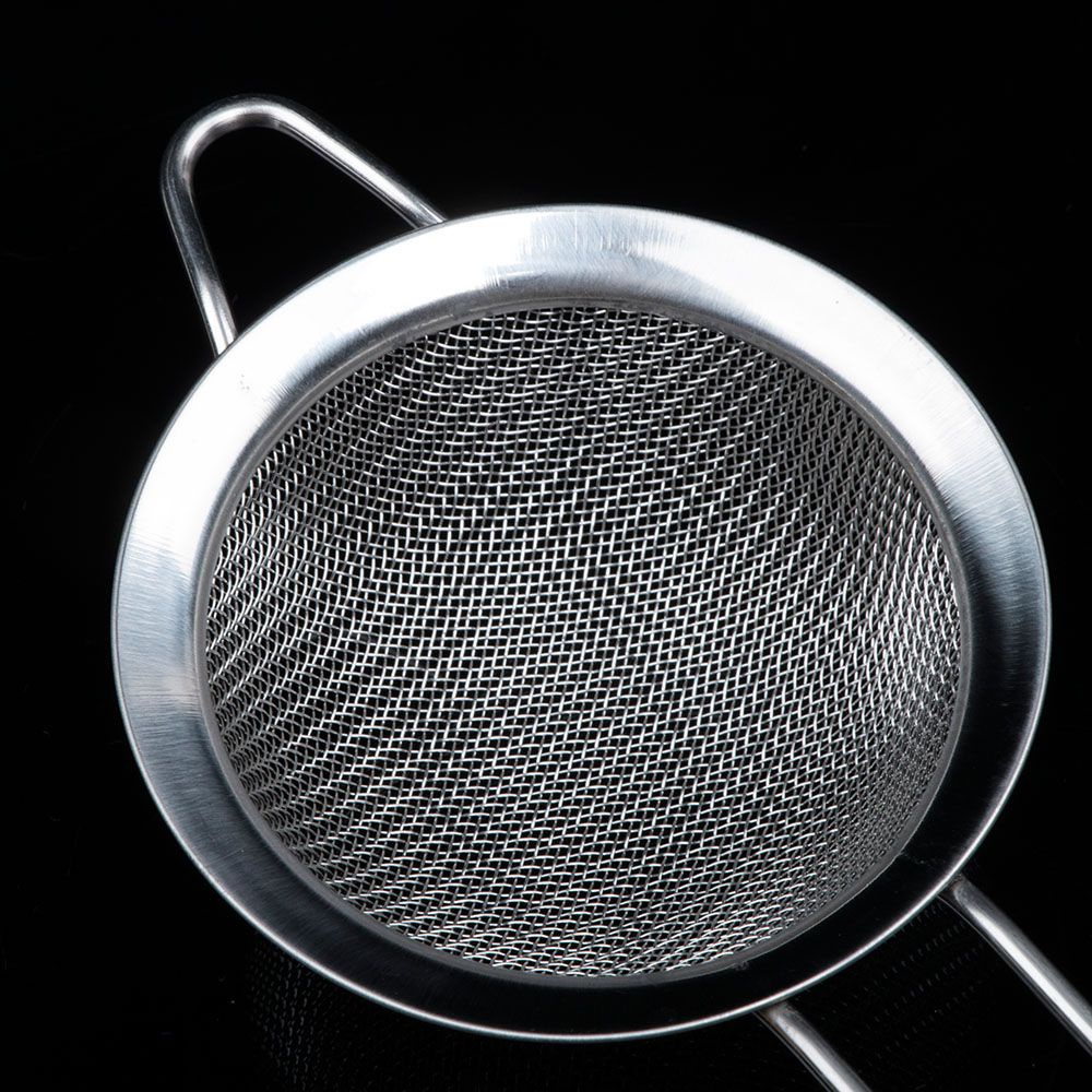 ALISON Wire Mesh Oil Skimmer Stainless Steel Strainer Colander Fine Mesh Sifter Mesh Flour Sieve Flour/Multicolor