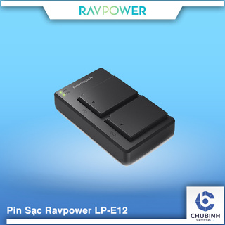 Bảo hành 15 Tháng | Pin LP E12 Ravpower cho máy ảnh canon M10, canon M100, canon M50 , canon M2 | Chính Hãng