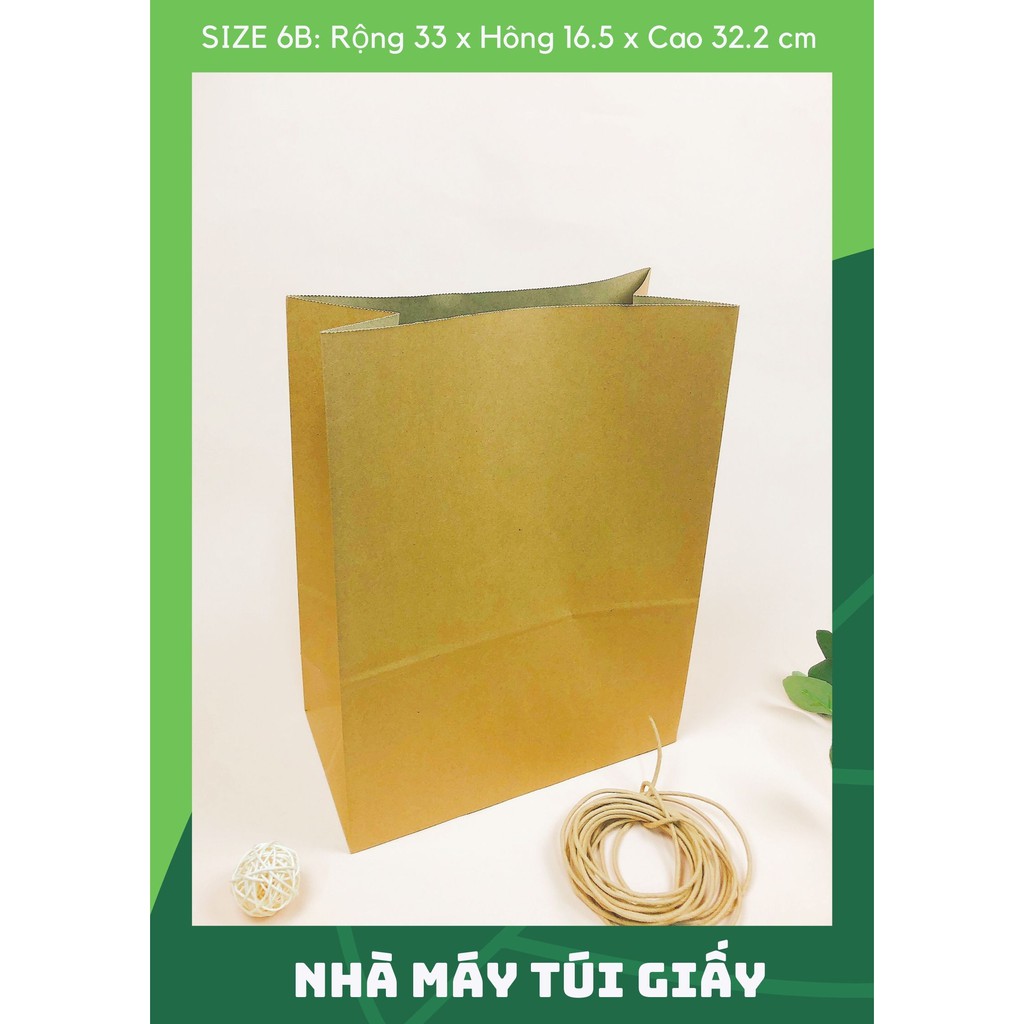 300 chiếc túi xi măng không quai Size 6B: 33x16.5x32.2 cm đựng hàng 6-7kg (Ảnh thật và video)