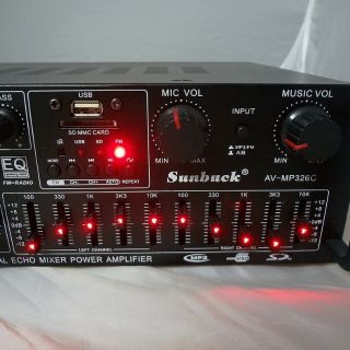 Ampli 12v hát karaoke