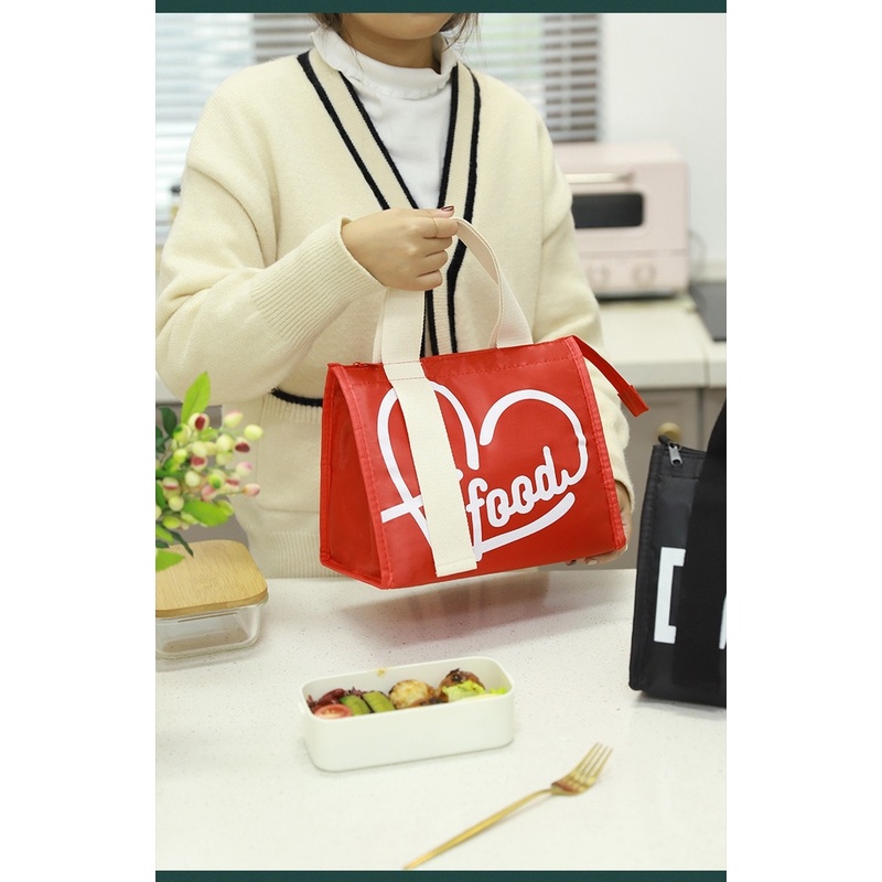 Túi Giữ Nhiệt Đựng Hộp Cơm Trưa Dễ Thương Đa Năng
