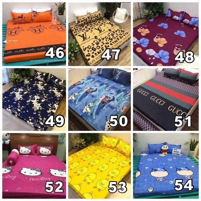 Ga gối cotton + gối ôm