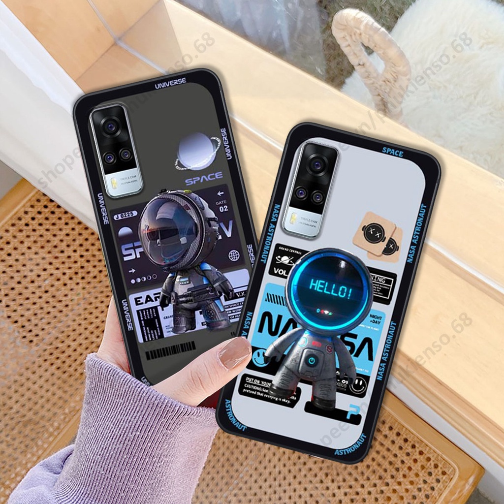 Ốp lưng Vivo Y81 / Y83 hình người máy, robot nasa đáng yêu dễ thương