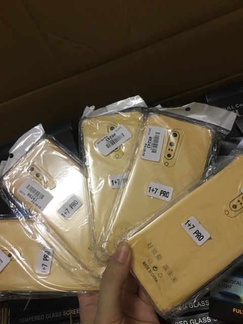 Combo dán màn hình điện thoại Oneplus 7 pro+ốp