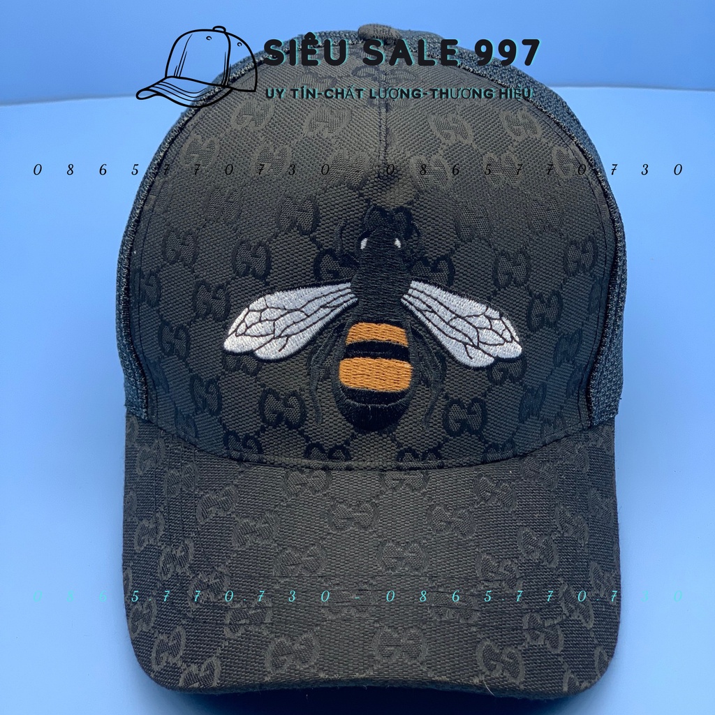 NÓN KẾT CON ONG PHỐI LƯỚI FULL ĐEN HÀNG CAO CẤP THỜI TRANG NAM NỮ CÁ TÍNH