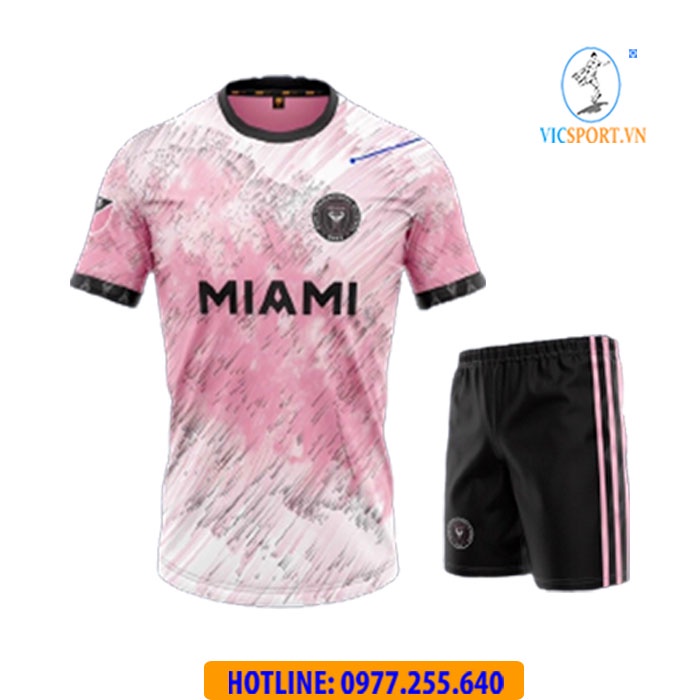 Áo Đá Bóng, Quần Áo Đá Banh CLB INTER MIAMI 2022-2023 Xanh Ngọc Vải Mè Hàn Quốc Thoáng mát- Vicsport