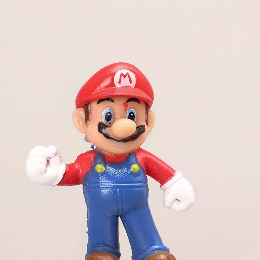 DARNELL Mô Hình Đồ Chơi Nhân Vật Super Mario Bros Bằng PVC