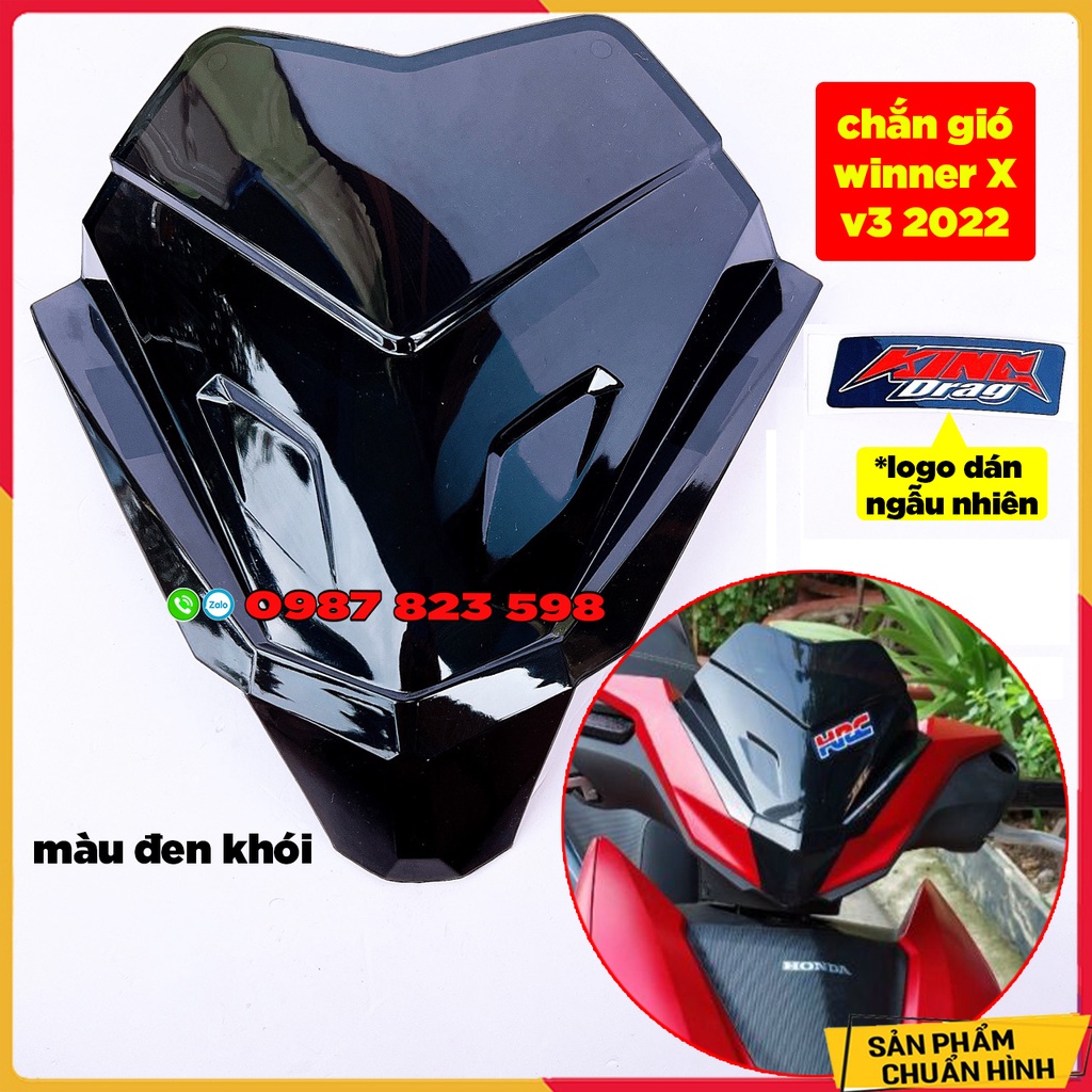 Chắn Gió Winner X V3  Mẫu RacingStar - Ốp Đầu Winner V3