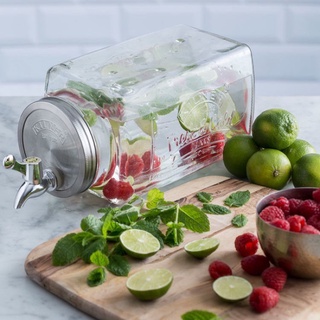 Bình nước thuỷ tinh kilner 3l có vòi