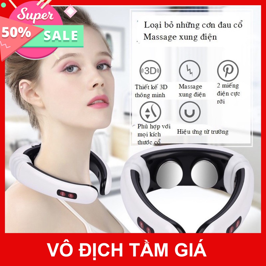 Điện cổ tử cung nóng Hỗ trợ mát xa cơ thể Vai thư giãn Massage trị liệu từ tính