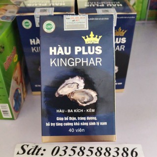 Hàu plus Kingphar - bổ thận, tráng dương, tăng cường sinh lý nam