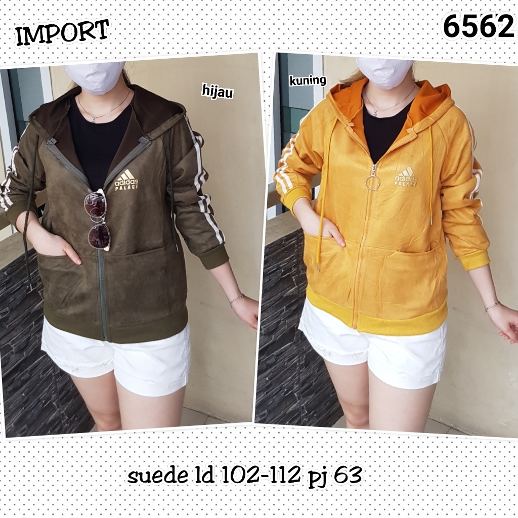 Áo Khoác hoodie Da Lộn Adidas Bale - 6562 6554