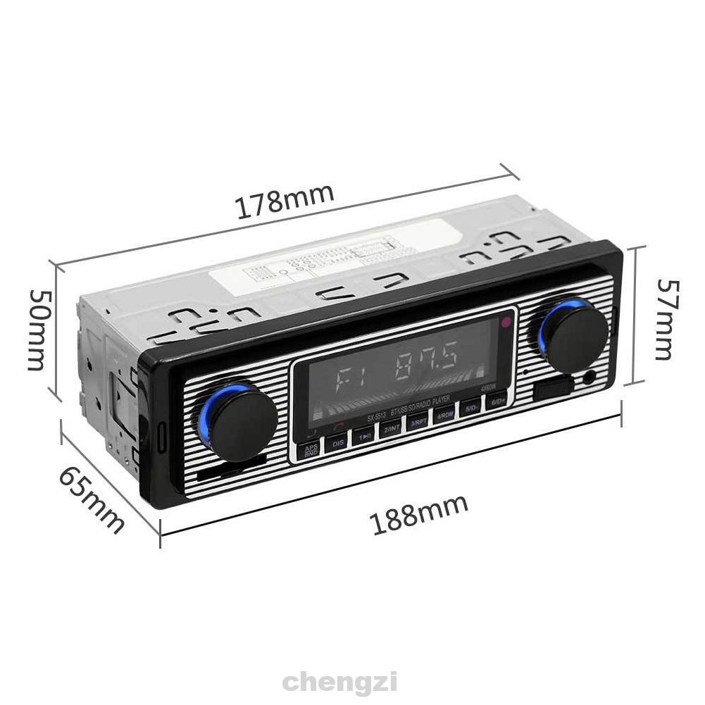 Radio Kết Nối Bluetooth Có Màn Hình Lcd Hiển Thị Phong Cách Retro