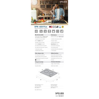 Bếp từ đôi Spelier SPM-928i plus