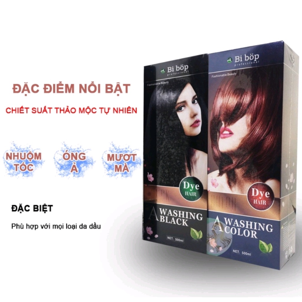 Dầu Gội Đen Tóc  Và Gội Nâu Tóc Thảo Dược - Thành Phần Tự Nhiên Date 2025