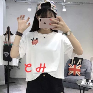 Áo croptop hoa hồng